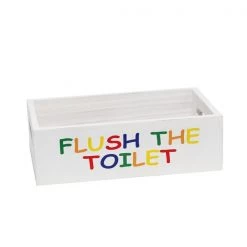 Three Piece Decorative Wood Bathroom Set, Large, Kids