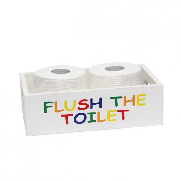 Three Piece Decorative Wood Bathroom Set, Large, Kids