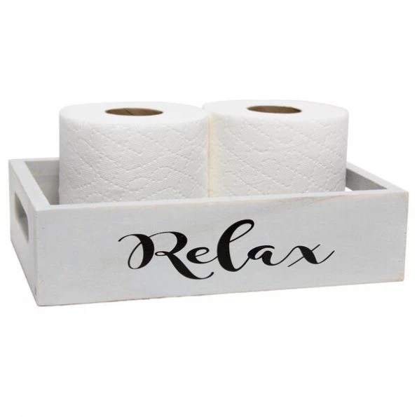 Three Piece Decorative Wood Bathroom Set, Small, Inspirational