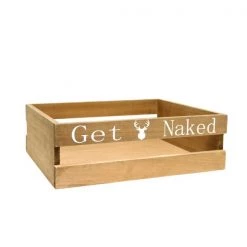 Three Piece Decorative Wood Bathroom Set, Small, Cabin/Lodge/Rustic