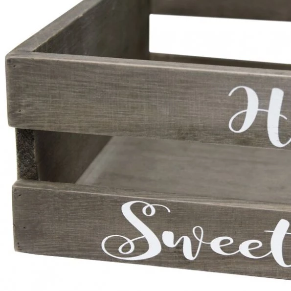 Three Piece Decorative Wood Bathroom Set, Small, Cheeky