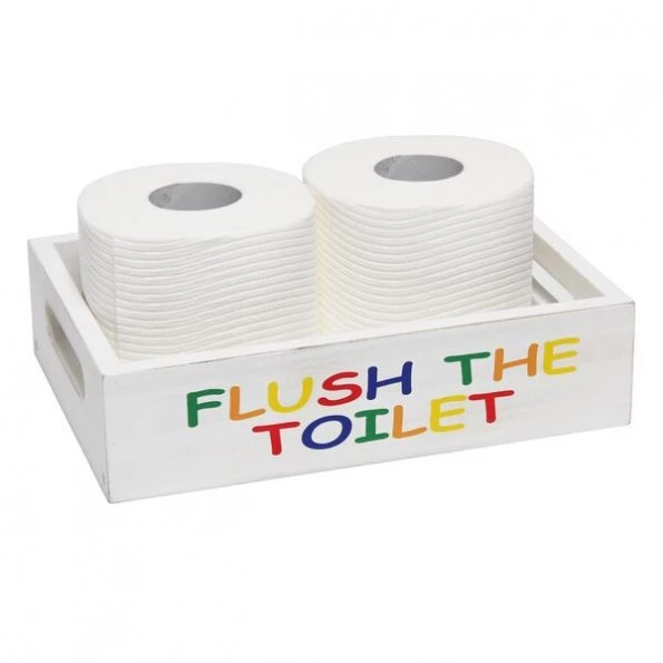 Three Piece Decorative Wood Bathroom Set, Small, Kids