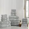 Modern Threads 18 Piece SpunLoft™ towel set Gray