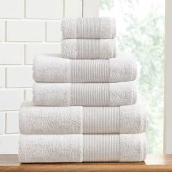 Air Cloud 6-Piece towel set White