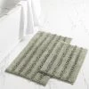 Modern Threads 2pk Chenile Bath mat Sage