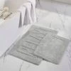 Modern Threads 2pk 100% Cotton Bath mat "Relax" Cloud
