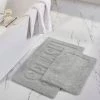 Modern Threads 2pk 100% Cotton Bath mat "Splash" Cloud