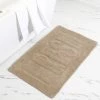 Modern Threads 2pk 100% Cotton Bath mat "Fresh" Khaki