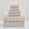 Modern Threads 100% Pima Cotton 6 Piece Towel Set Tan