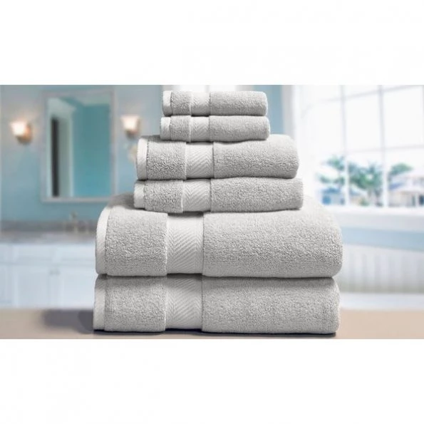 Luxury Towel Set (6-Piece), Grey