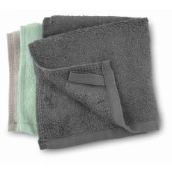 Bamboo Resuable Bidet Dry Towels, Pack of 6, Assorted Colors