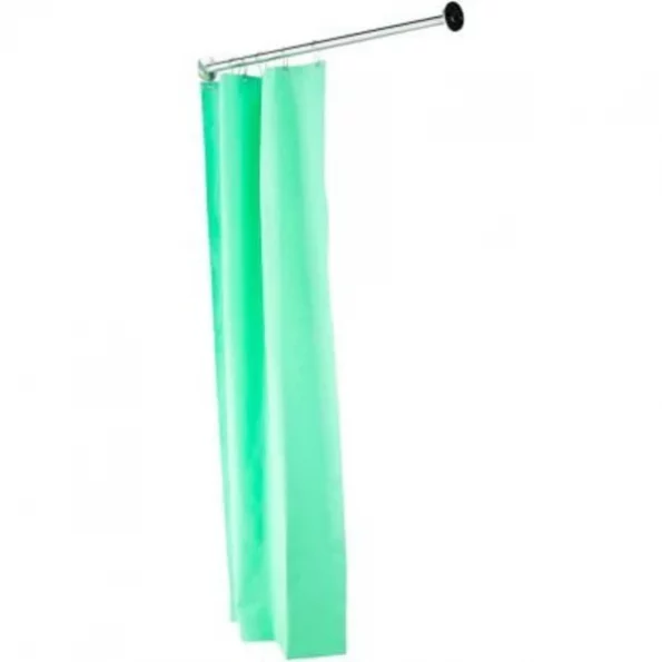 Bradley Corp. Bradley Corporation 60" Shower Curtain Rod, Stainless Steel - 1 Bradley Corporation 60" Shower Curtain Rod, Stainless Steel –