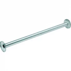 Bradley Corporation 36"W Shower Curtain Rod, Stainless Steel –