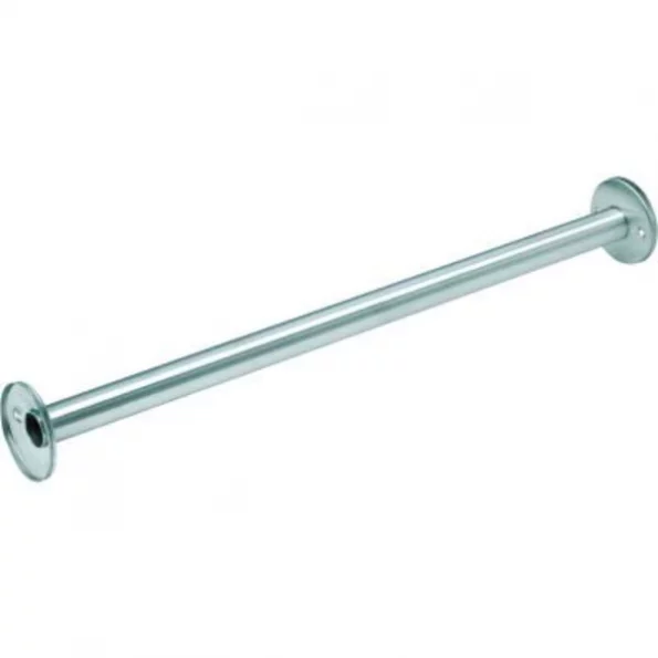 Bradley Corporation 36"W Shower Curtain Rod, Stainless Steel –