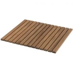 Roll-Up Shower Mat – Teak