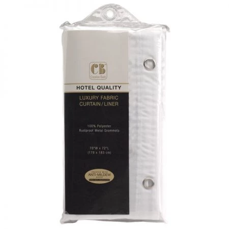 Creative Bath 100% Polyester Shower Curtain Liner