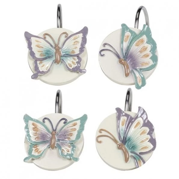 Garden Gate Shower Curtain Hooks
