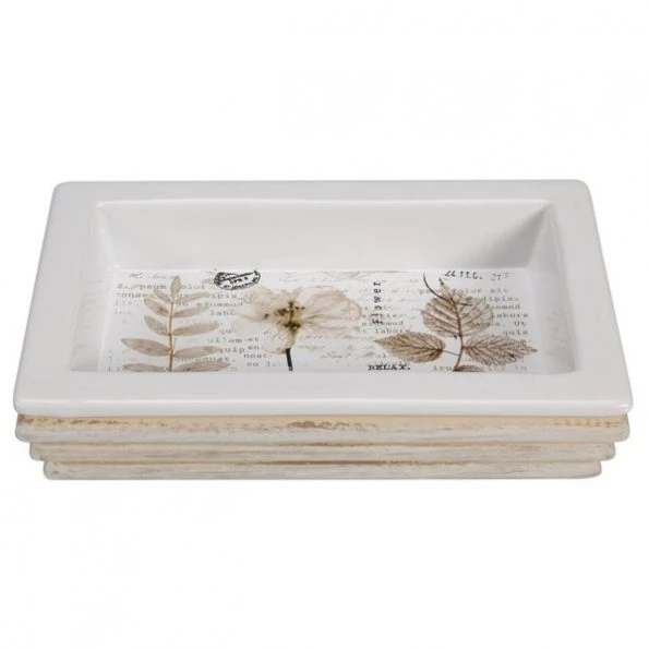 Creative Bath Pressed Leaves Soap Dish 1 Pressed Leaves Soap Dish