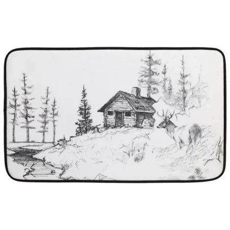 Hautman Brothers Sketches Bath Rug
