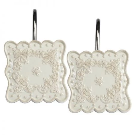 Creative Bath Ruffles Shower Curtain Hooks