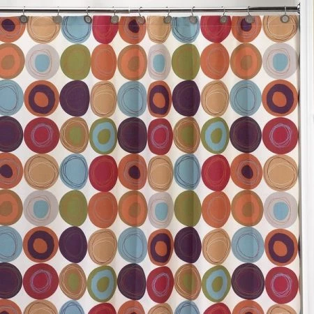 Creative Bath Dot Swirl Shower Curtain