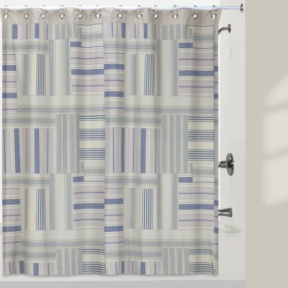 Ticking Stripe Shower Curtain