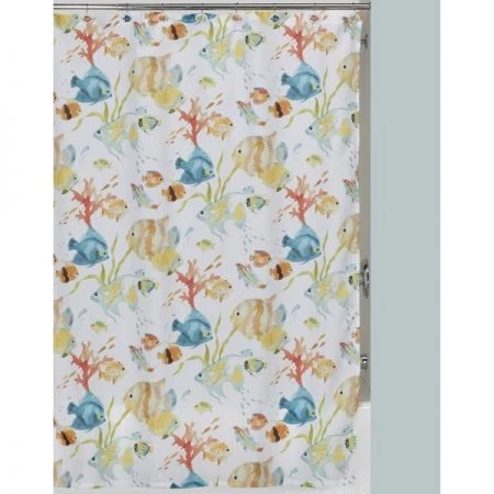 Creative Bath Rainbow Fish Shower Curtain