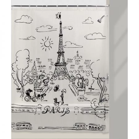 Creative Bath Paris Day Shower Curtain