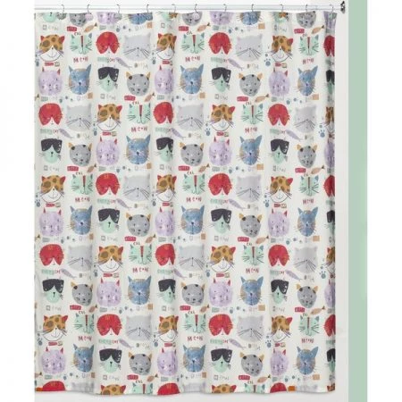 Creative Bath Kitty Shower Curtain