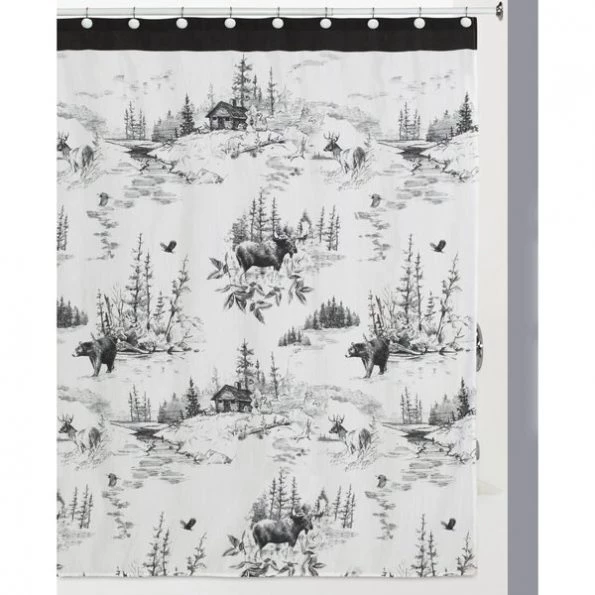 Hautman Brothers Sketches Shower Curtain 1 Sketches Shower Curtain