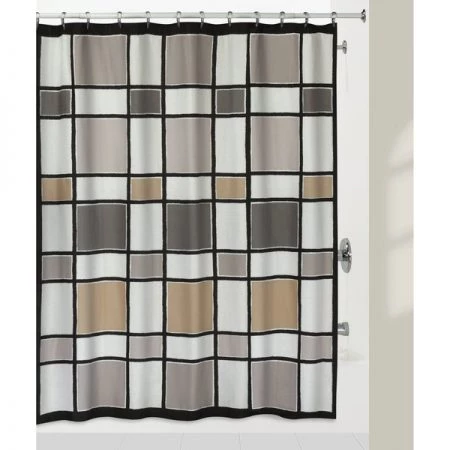 Creative Bath Color Blocks Shower Curtain