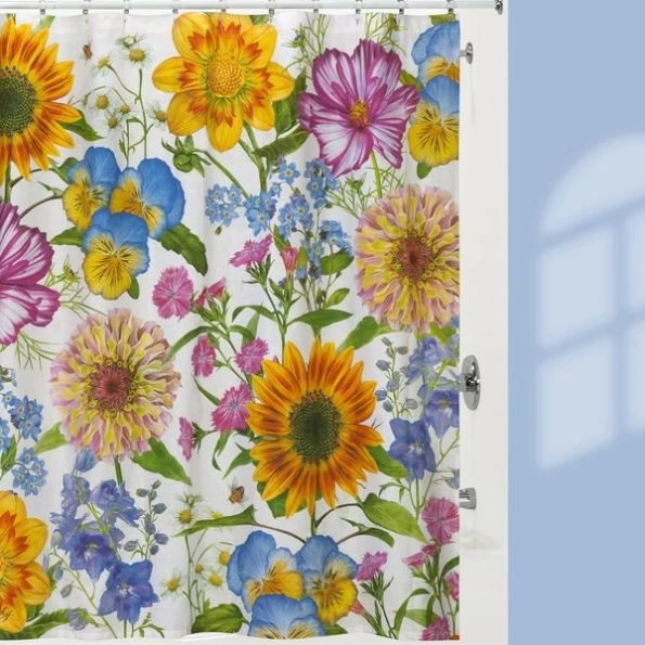 Creative Bath Perennial Shower Curtain 1 Perennial Shower Curtain