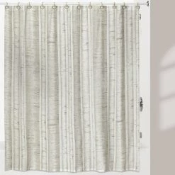 White Birch Shower Curtain