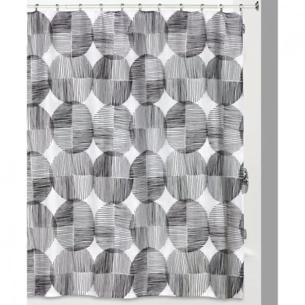 Creative Bath Metro Circles Shower Curtain 1 Metro Circles Shower Curtain