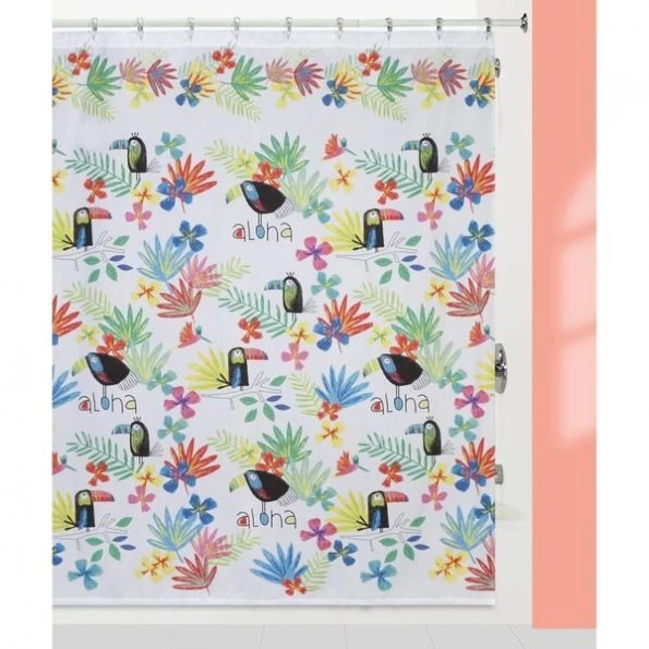 Creative Bath Aloha Shower Curtain 1 Aloha Shower Curtain