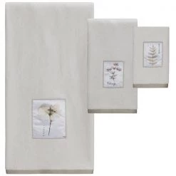 Pressed Leaves Bath Towel