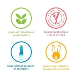 Clementine Scent Liquid Dish Soap 18 oz