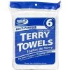 Proline Cotton Terry Towels 14 in. W X 17 in. L 6 pk, 6PK