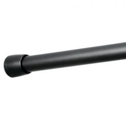 Cameo Black Steel Tension Curtain Rod