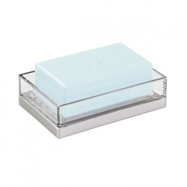 SOAP DISH BRUSHED CLR