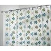 Interdesign iDesign 72 in. H X 72 in. W Blue/Green Fish Shower Curtain Vinyl