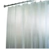 Interdesign iDesign 72 in. H X 84 in. W Frosted Eva Shower Curtain Liner Vinyl
