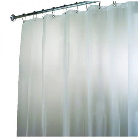 Interdesign iDesign 72 in. H X 84 in. W Frosted Eva Shower Curtain Liner Vinyl
