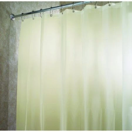 Interdesign iDesign 72 in. H X 72 in. W Sand Solid Shower Curtain Vinyl