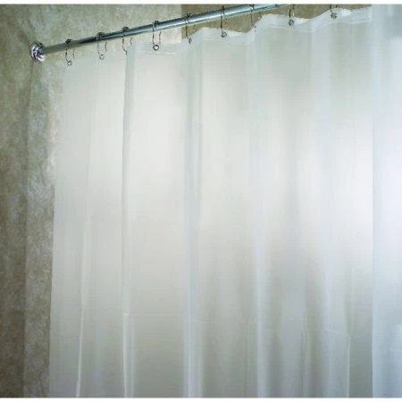 Interdesign iDesign 78 in. H X 54 in. W Clear Frost Eva Shower Curtain Liner Vinyl