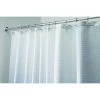 Interdesign iDesign 54 in. H X 78 in. W White Carlton Shower Curtain Polyester