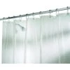 Interdesign iDesign 72 in. H X 72 in. W Clear Raindrop Shower Curtain Vinyl