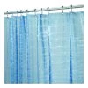 B & K iDesign 72 in. H X 72 in. W Blue Waves Shower Curtain Vinyl