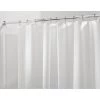 B & K iDesign 72 in. H X 72 in. W Frost Solid Shower Curtain Liner PEVA