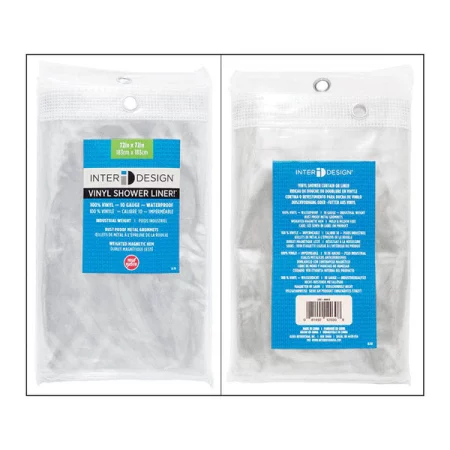 Interdesign CURTAIN LINER 72X72"" VNL